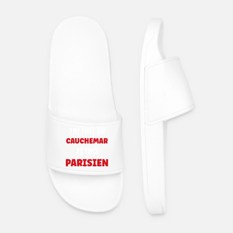 Ich hatte einen Pariser Albtraum - Männer Badelatschen - Weiß