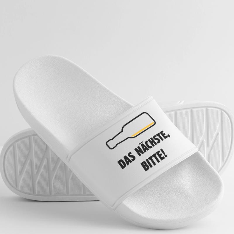 Das Nächste, Bitte! (Bier / Bierchen / POS 2C) Männer Badelatschen