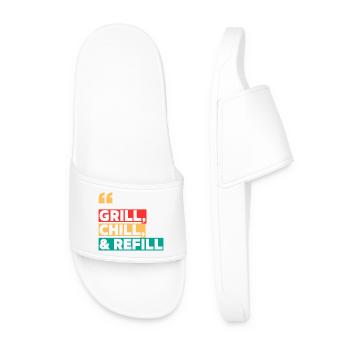 Grill, Refroidissement & Remplissage - Claquettes Homme - blanc - Devant