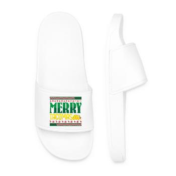 Taco Ugly Christmas Weihnachten Tacos - Men’s Pool Sliders - white - Front