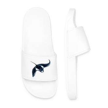 Raies Manta Raies - Claquettes Homme - blanc - Devant