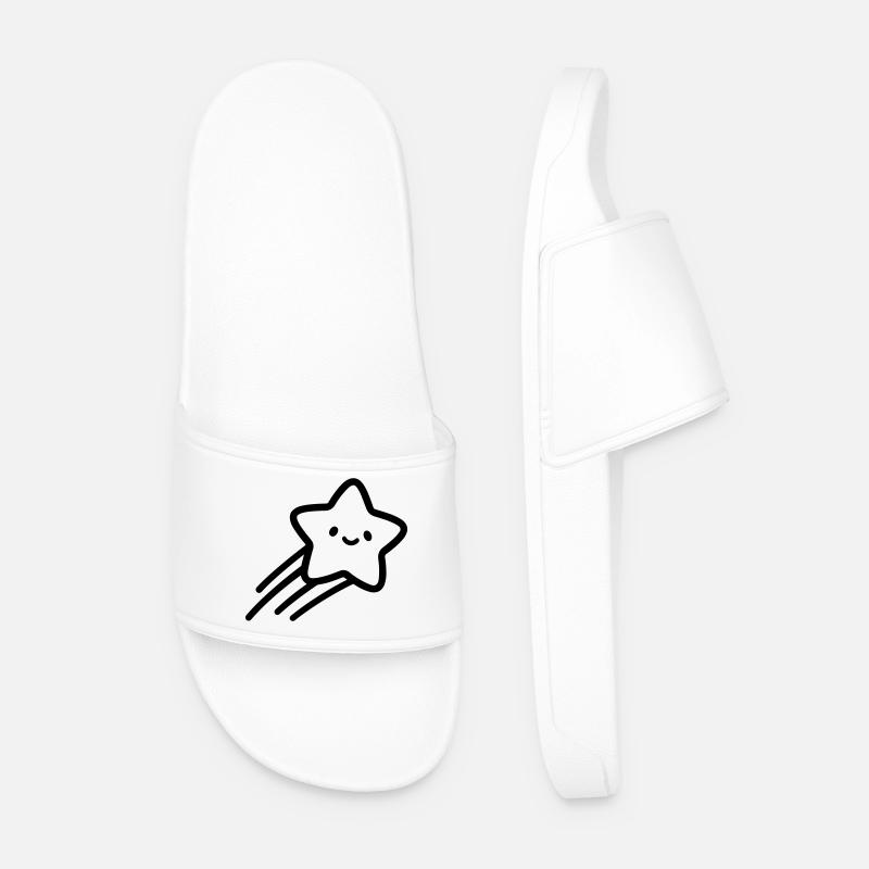 shooting star - Men’s Pool Sliders - white