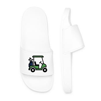Golf cart Golf car Golf club Men - Men’s Pool Sliders - white - Front