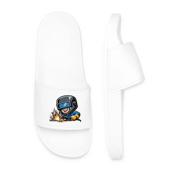 Soudeur Sparks Metal Industry Work Pride - Claquettes Homme - blanc - Devant