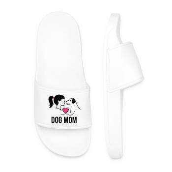 Maman Chien Fille Chien Chère Maîtresse - Claquettes Homme - blanc - Devant