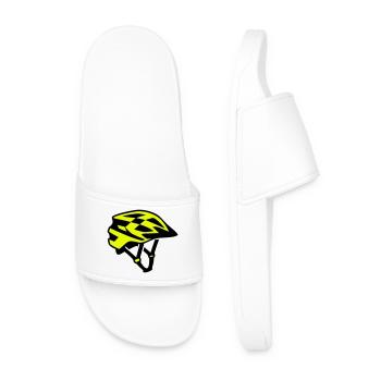 MTB Bicycle Helmet Silhouette - Men’s Pool Sliders - white - Front