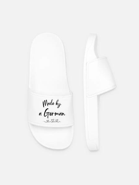Made by a German - Men’s Pool Sliders - white