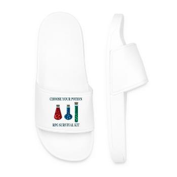 Choose Your Potion Gaming - Men’s Pool Sliders - white - Front