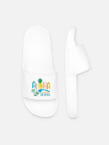 Beach - Men’s Pool Sliders - white