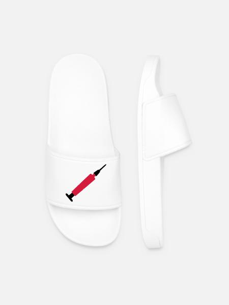 seringue - Claquettes Homme - blanc
