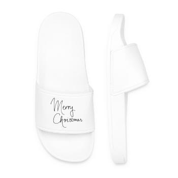 joyeux Noël - Claquettes Homme - blanc - Devant