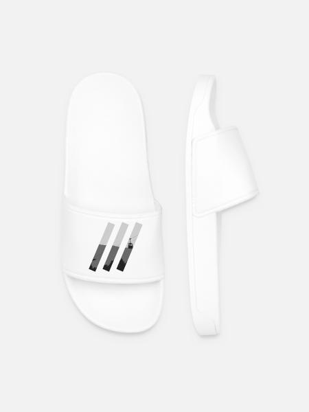 Gondola slashes - Men’s Pool Sliders - white