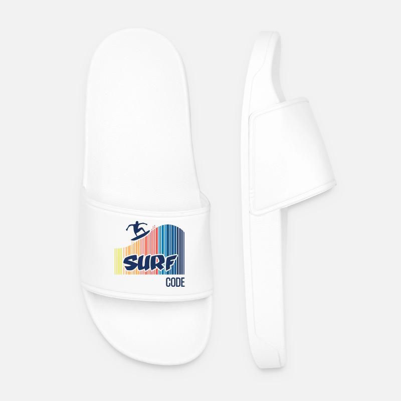 Surf Code - Claquettes Homme - blanc