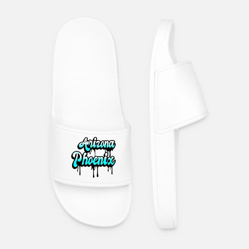 Phoenix Arizona Design - Männer Badelatschen - Weiß