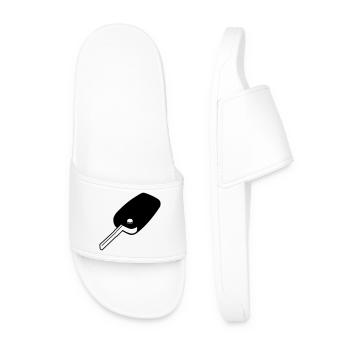 Instructeur de conduite de clé de voiture - Claquettes Homme - blanc - Devant