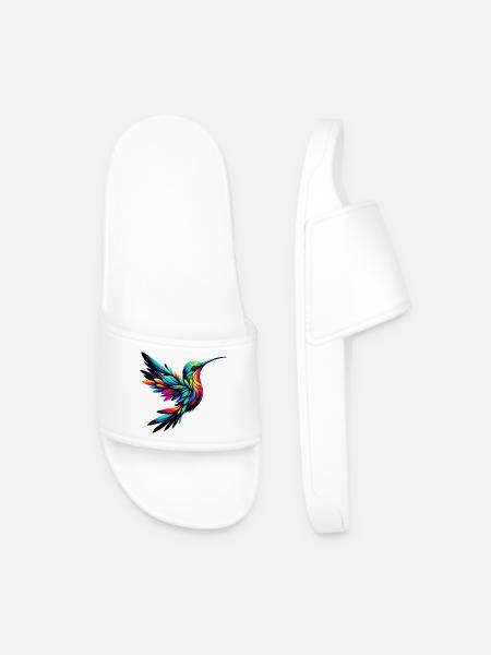 Hummingbird - Men’s Pool Sliders - white
