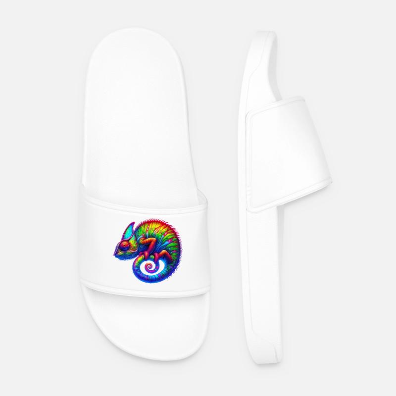 Chameleon - Men’s Pool Sliders - white
