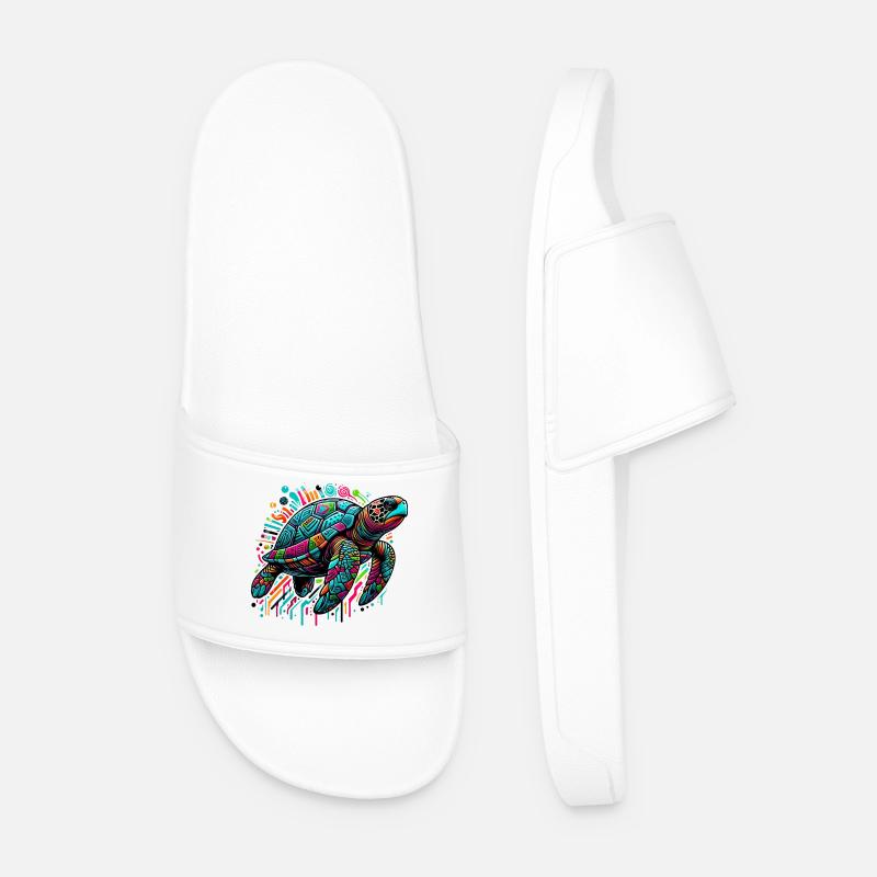 Turtle - Men’s Pool Sliders - white