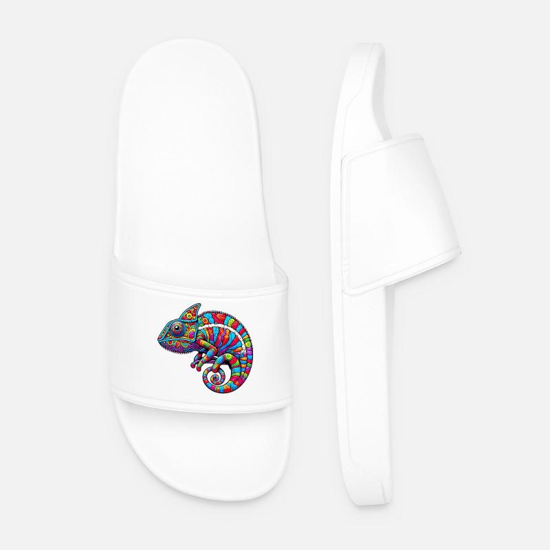 Chameleon - Men’s Pool Sliders - white
