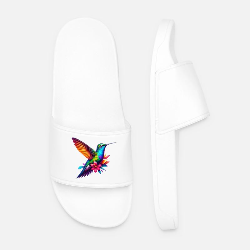 Hummingbird - Men’s Pool Sliders - white