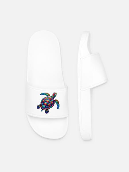 Turtle - Men’s Pool Sliders - white