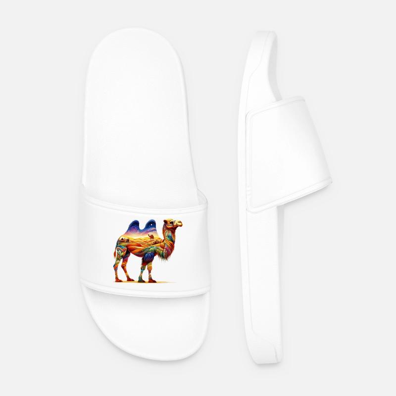 Camel - Men’s Pool Sliders - white