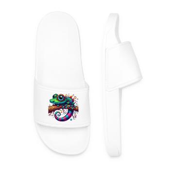 Gecko - Men’s Pool Sliders - white - Front