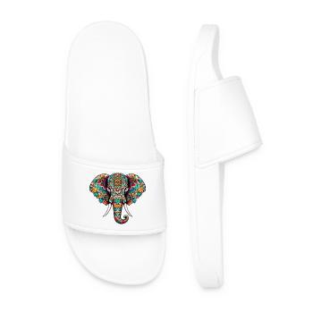 Elephant - Men’s Pool Sliders - white - Front