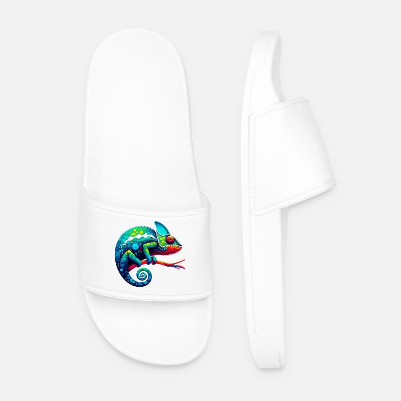 Chameleon - Men’s Pool Sliders - white