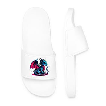 Dragon - Men’s Pool Sliders - white - Front