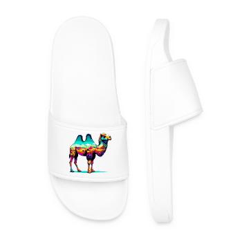 Camel - Men’s Pool Sliders - white - Front