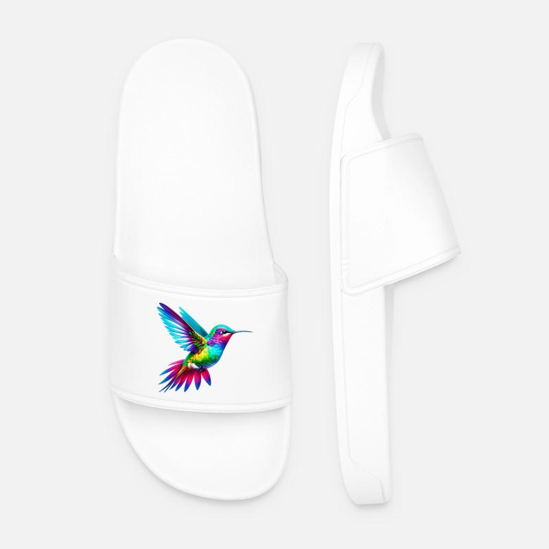 Hummingbird - Men’s Pool Sliders - white