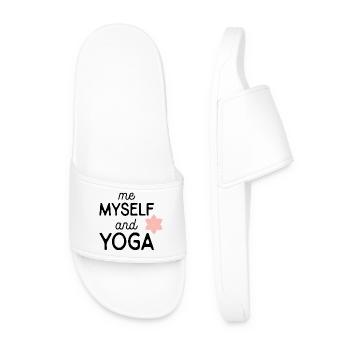 yoga - Claquettes Homme - blanc - Devant