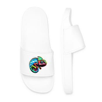Chameleon - Men’s Pool Sliders - white - Front