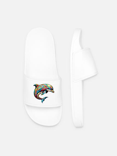Dolphin - Men’s Pool Sliders - white