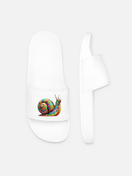 Escargot - Claquettes Homme - blanc
