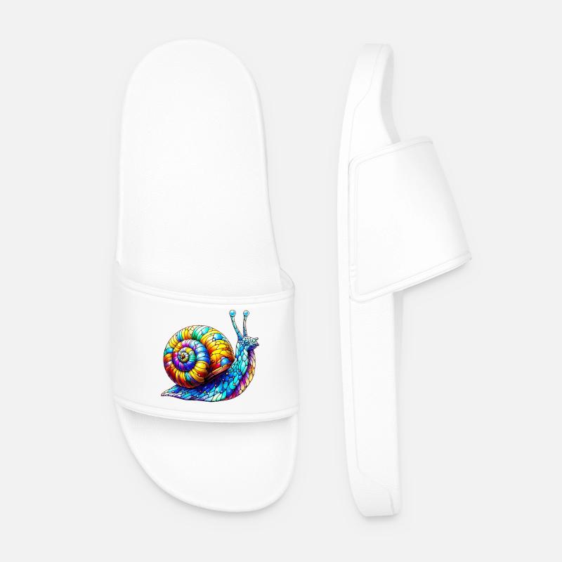 Escargot - Claquettes Homme - blanc