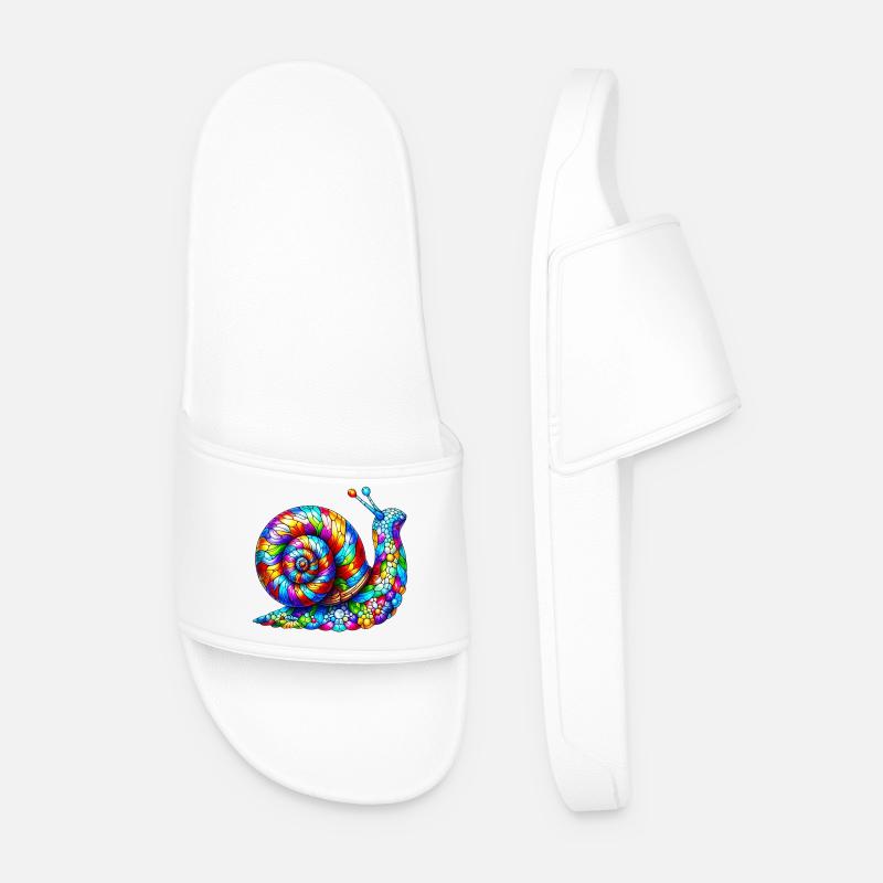 Escargot - Claquettes Homme - blanc