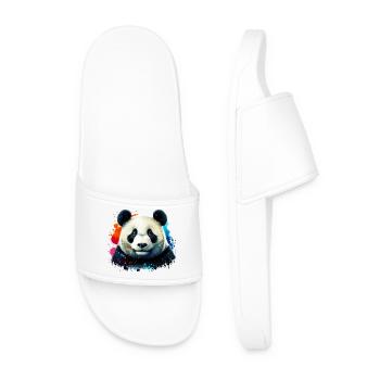 Panda - Men’s Pool Sliders - white - Front