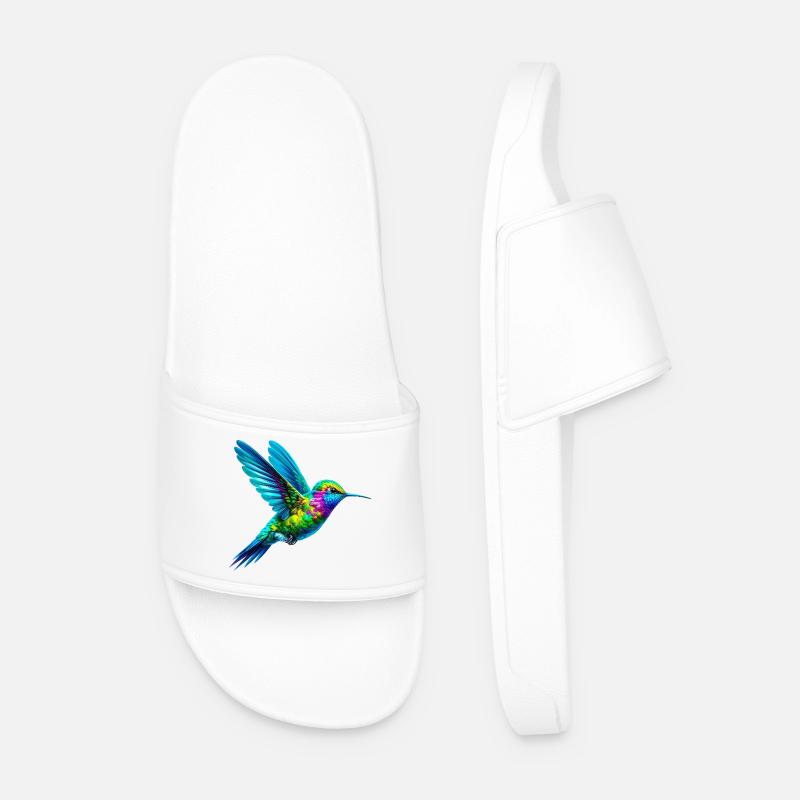 Kolibri - Männer Badelatschen - Weiß