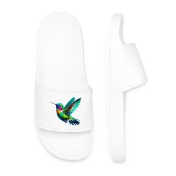 Kolibri - Männer Badelatschen - Weiß - Vorne