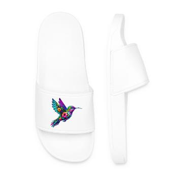Hummingbird - Men’s Pool Sliders - white - Front
