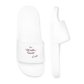 Élue la meilleure maman par tes enfants (v02) - Claquettes Homme - blanc - Devant