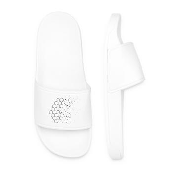 Entropy Drift – Physics Design - Men’s Pool Sliders - white - Front