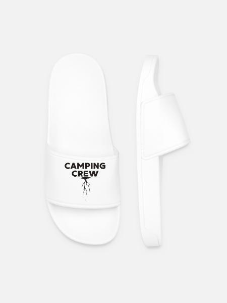 Camping Crew - Männer Badelatschen - Weiß