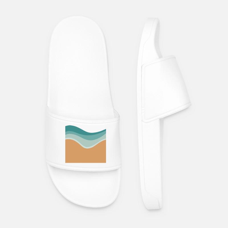 Minimaler Strand - Männer Badelatschen - Weiß