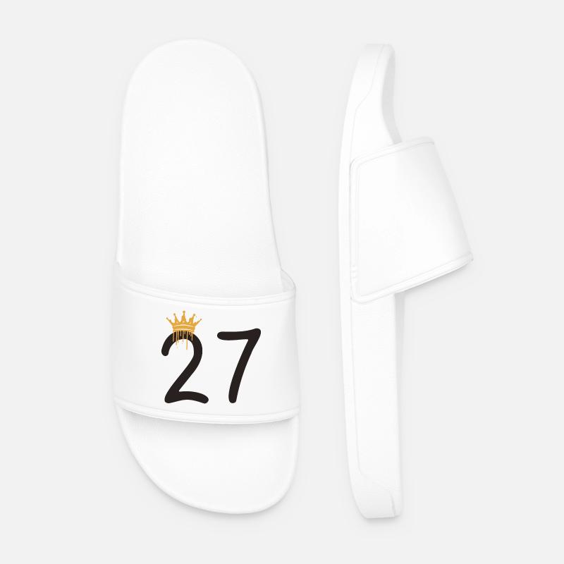 27 - Männer Badelatschen - Weiß
