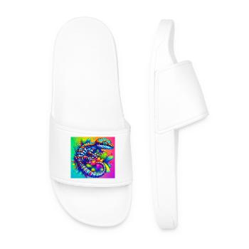 Gecko - Men’s Pool Sliders - white - Front