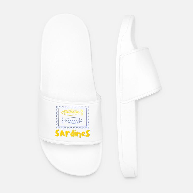 Sardinen-Dose - Männer Badelatschen - Weiß