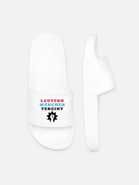 Kaiserslautern et Munich unies - Claquettes Homme - blanc